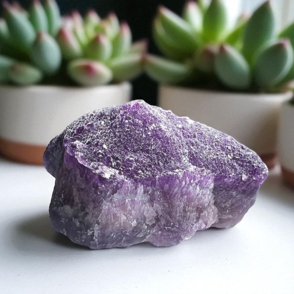 Raw Amethyst Healing Crystal Cluster | Natural Purple‎ Mineral Specimen
